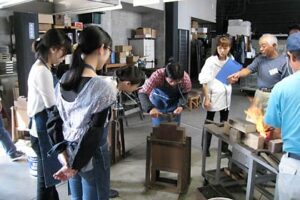 10月3日に行われた「まちあるき」“器”に入れたものづくりの心~八幡小路ぶらり~