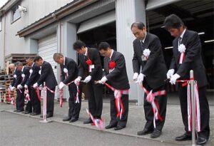 グルメゆうパック「加茂 新高梨」出荷式で信越ふるさと会に注文のあったナシ「新高」8,010箱の出荷を開始