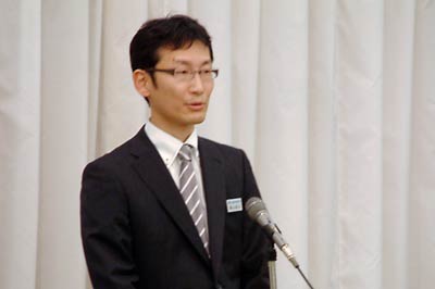 平成23年度部長に決まった副部長の栗山佳大さん