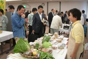 県央地域農産物・農産加工品提案会～秋の陣～でル レクチエや越後姫をはじめ地場産の農産物と加工品を実需者に提案