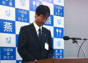鈴木燕市長が定例会見、八王寺保育園のLED照明、12月議会の議案概要、緊急融資制度の延長、燕市住宅リフォーム助成申請状況について