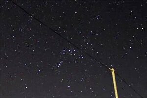 8日夜は満天の星空、9日明け方に向かって急速に冷え込む