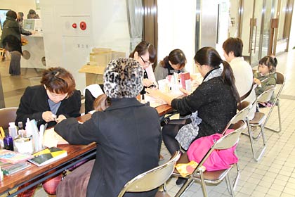 ネイルアートのビューティー体験