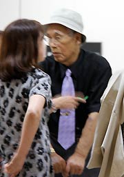 7月3日のPHOTO風音写真展での捧さん