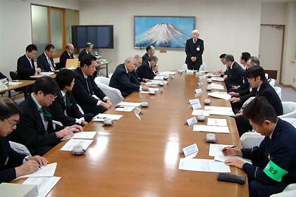 24日開かれた栄スマートインターチェンジ(仮称)地区協議会の第3回協議会