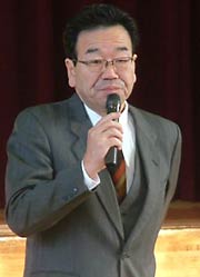 広川校長のあいさつ