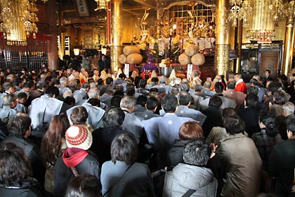 椿沢貫主を導師に行われウ節分大祈願会