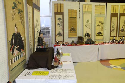 3月6日まで天領の里で開かれている第13回天神さま展示会