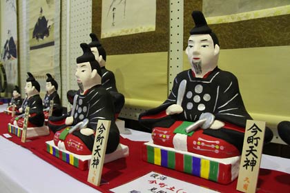 販売も行っている見附市今町で作られている今町土人形
