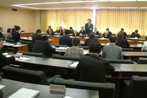 三条市3月定例会の提出議案概要説明会