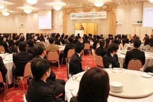 5日開かれたツインバード工業の創業60周年記念パーティー