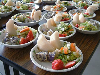 三条産の野菜や果物
