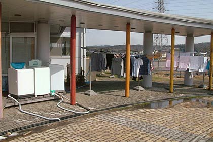 サンファーム三条に23日届いた洗濯機でさっそく洗濯
