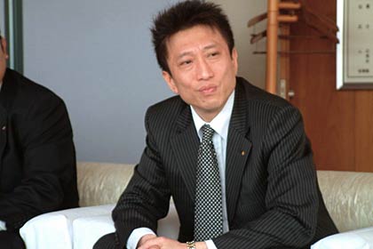 「少しでも力になれれば」と話すヴィームスタジアムの永井社長