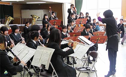 感動を呼んだ第三中学校ブラスバンド部の演