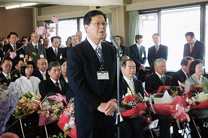 高柳福祉保健部長が謝辞