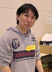 ボランティアに訪れたホテルみのやの白崎専務