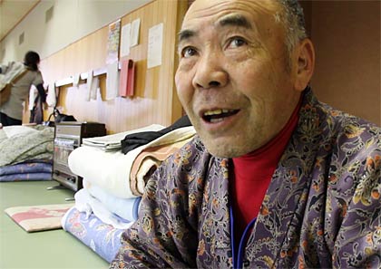 第2避難所の近所の農園の営農部長に抜てきされた吉井さん