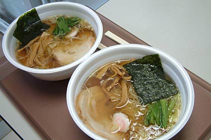 双葉食堂の三条バージョンのラーメン