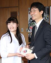 ブログ掲載用の写真もパチリ