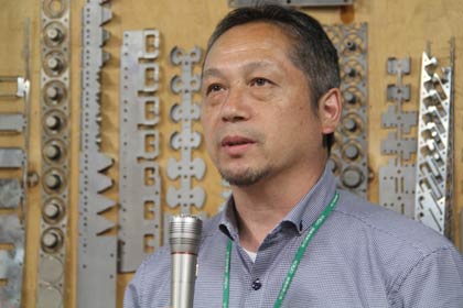 武田金型製作所社長の武田修一さん