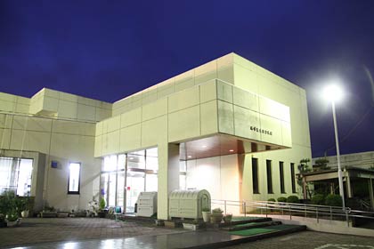 長善館学習塾で宿泊する粟生津公民館