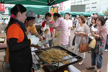 大人気だった福島県浪江町の名物、なみえ焼そば