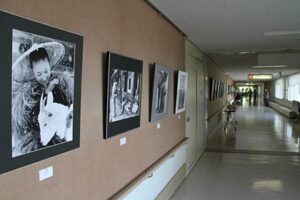 25日まで済生会三条病院で開かれているPHOTO風音の写真展