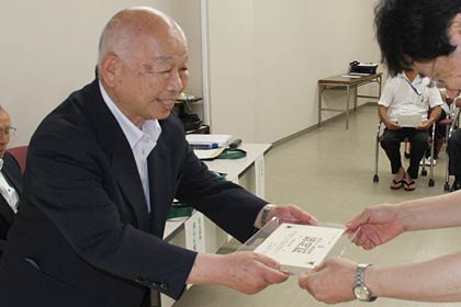 燕市文化協会の大山会長
