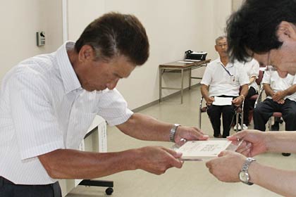 吉田ジュニアクラブの大矢代表