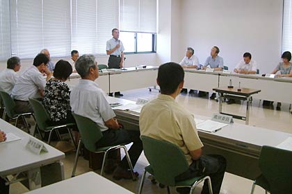 14日開かれた第21回の三条市小中一貫教育検討委員会