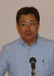 会長に就任した杉野真司さん