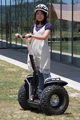 女性にも簡単に乗れてしまう抜群の安定性