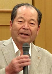 三条夏まつり協賛会会長の斉藤三条商工会議所会頭