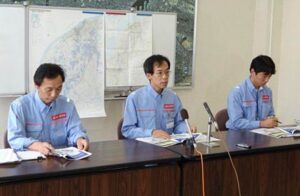 国交省北陸地方整備局信濃川下流河川事務所の日下部隆昭事務所長が信濃川の出水対応で会見、7・13水害後の災害復旧工事や関連緊急事業が奏功