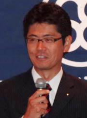 2012年度の会長に決まった現副会長の野水さん