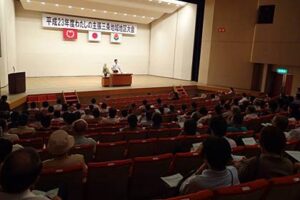 22日に三条市中央公民館で開かれた平成23年度新潟県少年の主張大会ーわたしの主張ー三条地域地区大会