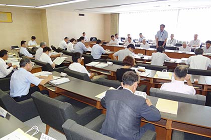 三条市が9月定例会の提出議案概要説明会