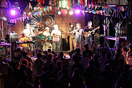 4日に三条市・中浦ヒメサユリ森林公園で開かれた三条楽音祭