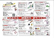 よしだ健康福祉ボランティアまつりのちらしの裏