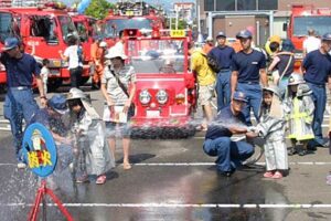 7日にことしも県央サティで消防防災・救急フェア、人気のはしご車登場体験は先着100組限定