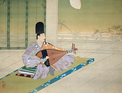 展示作品のなかでひときわ異彩を放つ作品「竹生島詣」