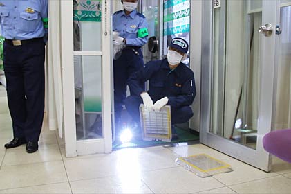 鑑識による証拠保全の説明