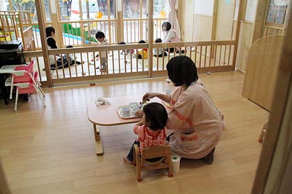 0歳児保育室