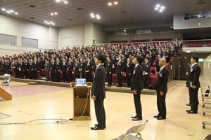 日本青年会議所北陸信越地区協議会の2012年度の事業説明会が35年ぶりに燕三条地区で開催、北陸信越地区協議会に燕三条JCの長谷川元理事長、井川来年度会頭のあいさつも