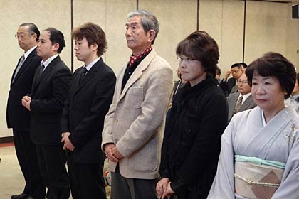 表彰を受ける市展賞受賞者