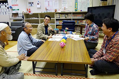 11月から福島県の人の運営に変わった東日本大震災後で避難している人と三条市民が交流する拠点施設「ひばり」