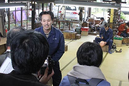 工場長の玉川達士さん