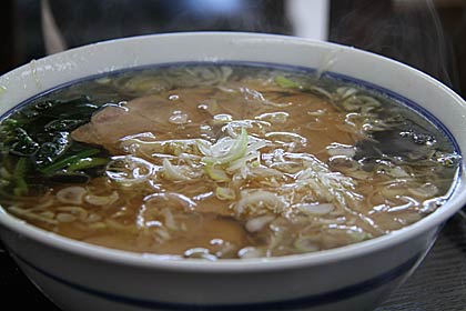 これが双葉食堂の絶品「中華そば」