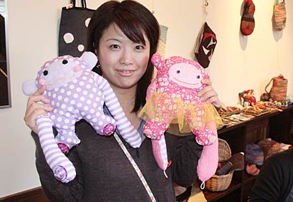 DIY女子部部員でもある「BonBon」の企画の加藤さんとウッキー君